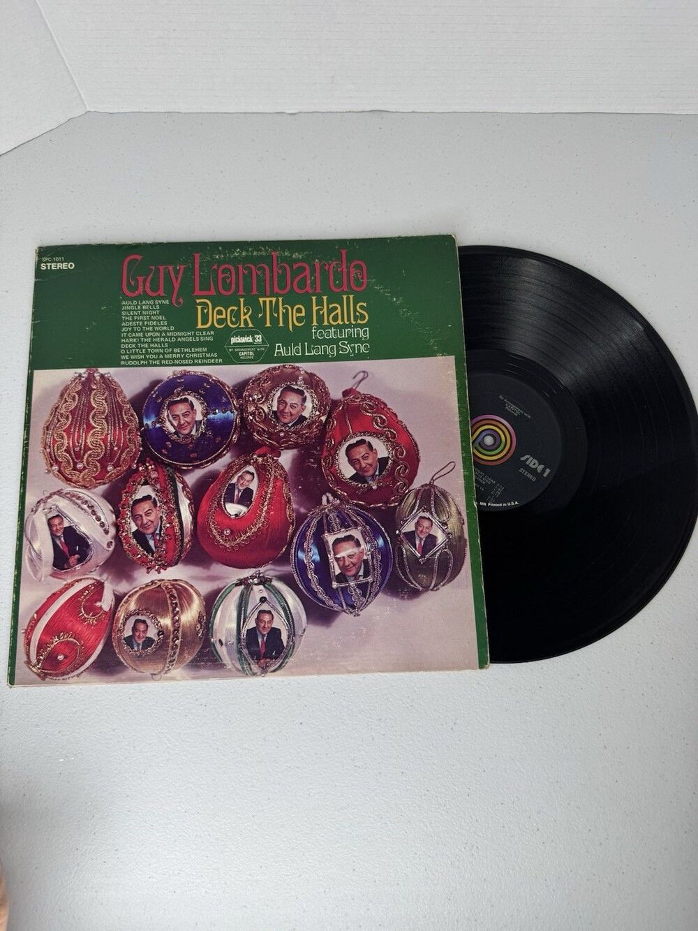 Guy Lombardo "Deck The Halls" LP Vinyl Record 1965 Pickwick Capitol Stereo
